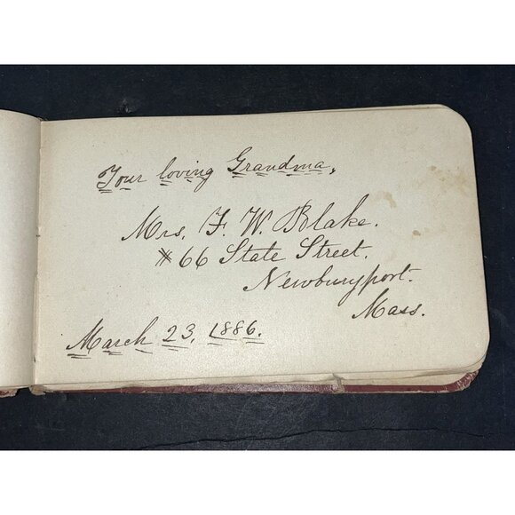 4 Antique Books Autograph 1880s Northbridge MA The Gold Bug Edgar Allan Poe +2 - Picture 13 of 16